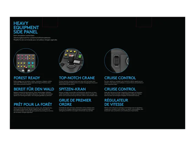 Logitech Heavy Equipment Side Panel - Kontroller for flyvningssimu...