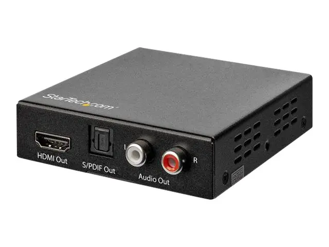 StarTech.com HDMI Audio Extractor - 4K 60Hz - HDMI Audio De-embedd...