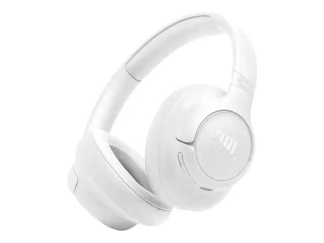 JBL TUNE 730BT - Hodetelefoner med mikrofon full størrelse - Bluetooth - trådløs - hvit 