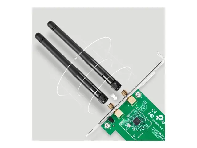 TP-Link TL-WN881ND - Nettverksadapter - PCIe 2.0 - 802.11b/g/n