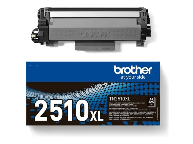 Brother TN-2510XL - Super High Capacity svart original boks tonerp...
