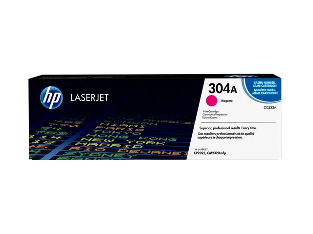 HP 304A - Magenta - original - LaserJet - tonerpatron (CC533A) - f...