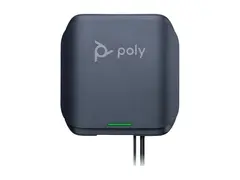 Poly Rove B4 - Tr&#229;dl&#248;s telefonbasestasjon / VoIP telefonbasestasjon med anrops-ID/samtale venter DECT - treveis anropskapasitet - SIP v2, SIP over UDP, SIP over TCP, SIP over TLS, SDP - svart