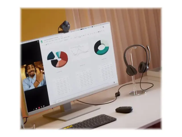 Logitech USB Headset H390 - Hodesett - full størrelse - kablet