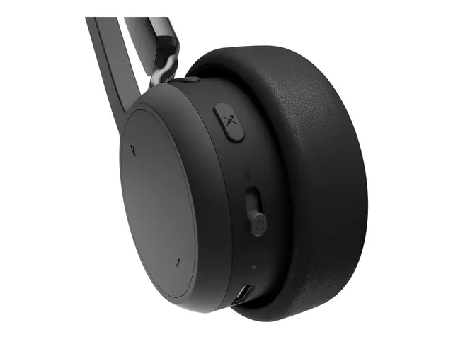 Lenovo - Hodesett on-ear trådløs svart