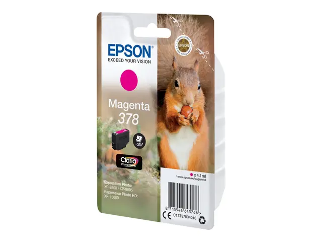Epson 378 - 4.1 ml - magenta - original - blister - blekkpatron - ...