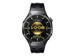 Huawei Watch GT 6 Pro - 46 mm - titanium alloy smartklokke med stropp - fluorelastomer - svart - h&#229;ndleddst&#248;rrelse: 140-210 mm - display 1.47&quot; - Bluetooth 6.0 BR/EDR + BLE, NFC - 54.7 g - svart