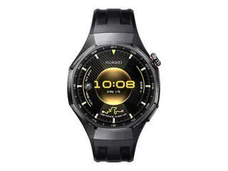 Huawei Watch GT 6 Pro - 46 mm - titanium alloy smartklokke med stropp - fluorelastomer - svart - håndleddstørrelse: 140-210 mm - display 1.47" - Bluetooth 6.0 BR/EDR + BLE, NFC - 54.7 g - svart