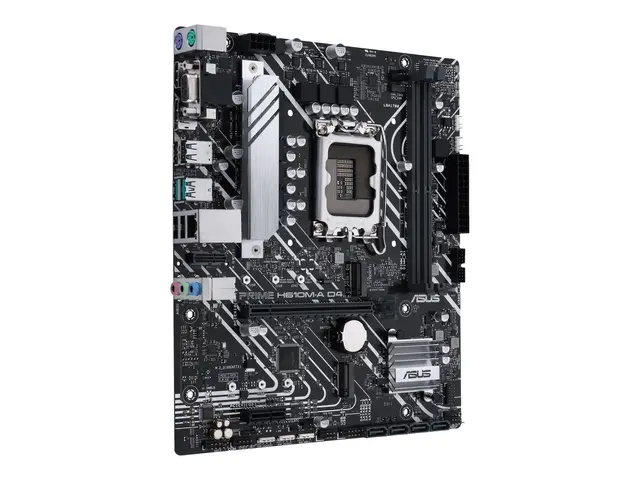 ASUS PRIME H610M-A D4-CSM - Hovedkort - micro ATX - LGA1700-sokkel...