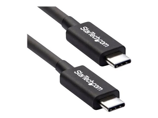 StarTech.com 50cm (1.6ft) Thunderbolt 3 Cable, 40Gbps, 100W PD, 4K...