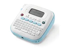 Brother P-Touch PT-N25BT - Etikettmaker - S/H direktetermisk - 12 mm bredde - 180 dpi - inntil 12 mm/sek - Bluetooth LE - kutter - vertikal utskrift, speilutskrift, utskriftsforhåndsvisning, 2-linjers utskrift - hvit, blå