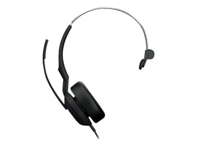 Jabra Evolve2 50 MS Mono - Hodesett on-ear kablet aktiv støydempin...
