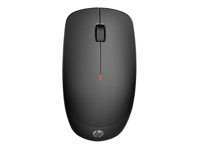 HP 235 Slim - Mus optisk 3 knapper trådløs 2.4 GHz USB mottaker svart