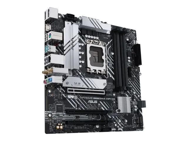ASUS PRIME B660M-A WIFI D4 - Hovedkort micro ATX LGA1700-sokkel B6...