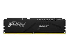 Kingston FURY Beast - DDR5 - sett - 64 GB: 4 x 16 GB DIMM 288-pin - 6000 MT/s / PC5-48000 - CL40 - 1.35 V - ikke-bufret - on-die ECC - svart