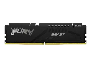 Kingston FURY Beast - DDR5 - sett 64 GB: 4 x 16 GB - DIMM 288-pin - 6000 MT/s / PC5-48000 - CL40 - 1.35 V - ikke-bufret - on-die ECC - svart