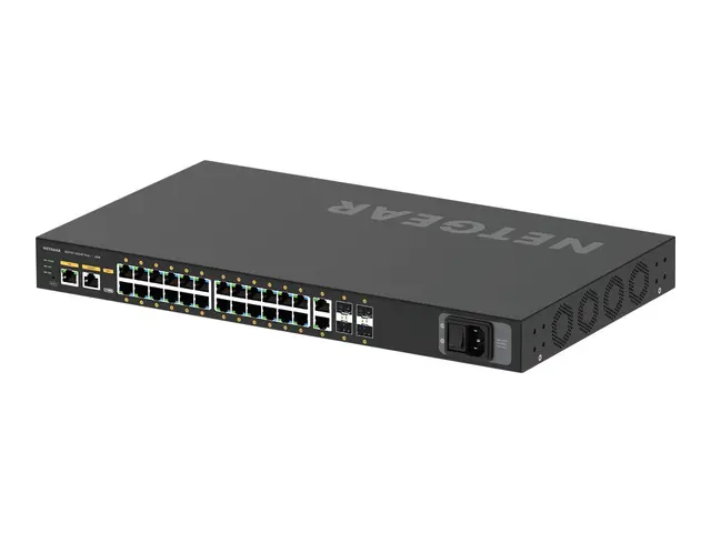 NETGEAR AV Line M4250-26G4F-PoE+ - Switch - L3 - Styrt - 24 x 10/1...
