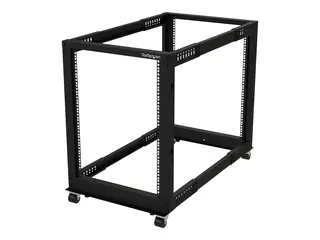 STARTECH 15U OPEN FRAME RACK - 4 POST - 22-40 IN. ADJUSTABLE DEPTH