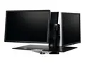 Ergotron - Monteringskomponent (dobbelhengslet bue) for 2 LCD-skjermer - svart - skjermst&#248;rrelse: inntil 25&quot;