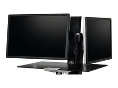 Ergotron - Monteringskomponent (dobbelhengslet bue) for 2 LCD-skjermer - svart - skjermst&#248;rrelse: inntil 25&quot;