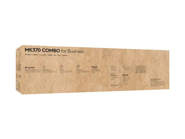 Logitech MK370 Combo for Business - Tastatur- og mussett trådløs B...