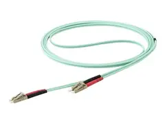 StarTech.com 15 m OM4 LC to LC Multimode Duplex Fiber Optic Patch Cable- Aqua 50/125 - Fiber Optic Cable - 40/100Gb - LSZH (450FBLCLC15) - koblingskabel - 15 m - akvamarin