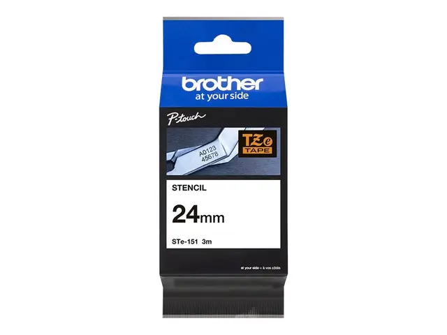 Brother STe-151 - Svart Rull (2,4 cm x 3 m) 1 kassett(er) stempelb...