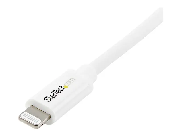 StarTech.com 2m (6ft) Long White Apple 8-pin Lightning Connector t...