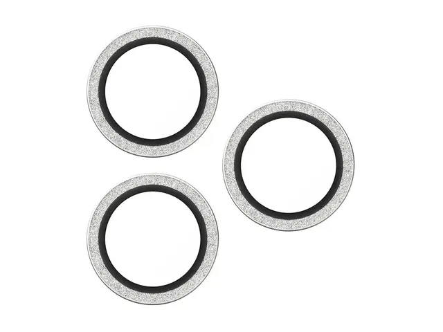 PanzerGlass Hoops - Linsebeskytter for mobiltelefon glitrende sølv...