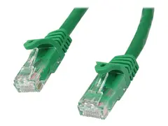 Startech 3m CAT6 Ethernet Cable, 10 Gigabit Snagless RJ45 650MHz 100W PoE Patch Cord, CAT 6 10GbE UTP Network Cable w/Strain Relief, Green, Wiring is UL Certified/TIA Category 6 - 24AWG (N6PATC3MGN) - koblingskabel - 3 m - grønn