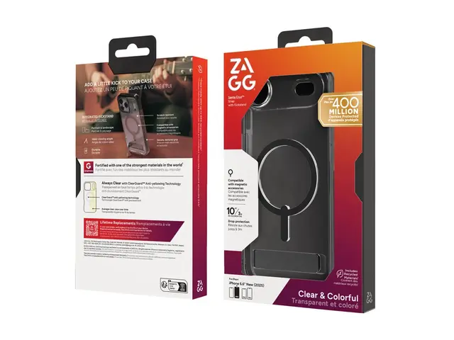 Zagg Santa Cruz Snap - Baksidedeksel for mobiltelefon med stativ M...