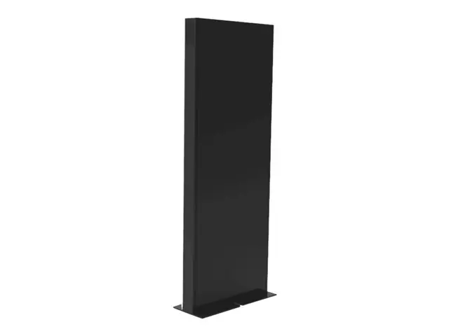 HI-ND Single totem - Stativ - for LCD-skjerm - svart, RAL 9005 - s...