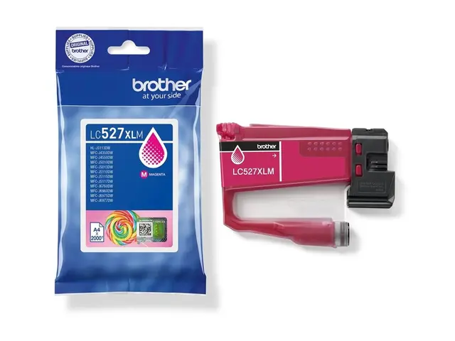 Brother LC527XLM - Høy ytelse magenta original pute pakke blekkpat...