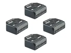 Shelly 2PM Gen4 - Smartsvitsj - trådløs - 802.11b/g/n/ax, Bluetooth 5.0, ZigBee 2402 - 2480 Mhz, 2412 - 2472 Mhz, 2400 - 2483.5 Mhz - svart, musegrå (en pakke 4)