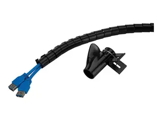 Neomounts - Kabelstyringsmuffe for 1-4 cables, universal - svart - 2 m