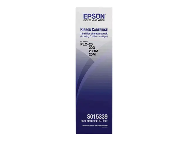 Epson - Svart - skriverbånd - for PLQ 20, 20D, 20DM, 20M, 22, 22CS...