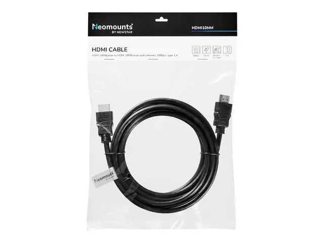 Neomounts - HDMI-kabel HDMI hann til 3 m svart