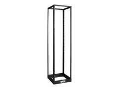 Eaton Tripp Lite Series 45U 4-Post Open Frame Rack Cabinet Square Holes 1000lb Capacity Rack åpen ramme - svart - 45U
