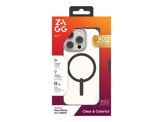 Zagg Santa Cruz Snap - Baksidedeksel for mobiltelefon MagSafe-sams...