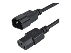 STARTECH.COM 1m Standard Computer Powe Cord Extension - C14 to C13