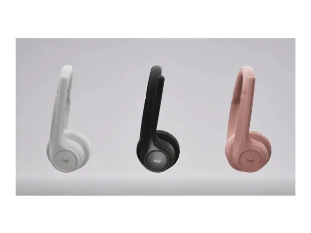 Logitech Zone 300 - Hodesett on-ear Bluetooth trådløs elfenbenshvit