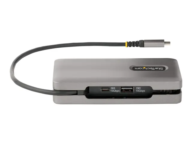 StarTech.com USB-C Multiport Adapter, 4K 60Hz HDMI/DP Video, 3-Por...