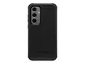 OtterBox Defender Series - Baksidedeksel for mobiltelefon silikon - svart - for Samsung Galaxy S24 FE