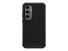 OtterBox Defender Series - Baksidedeksel for mobiltelefon silikon - svart - for Samsung Galaxy S24 FE