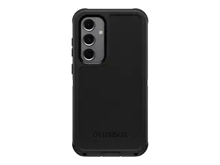 OtterBox Defender Series - Baksidedeksel for mobiltelefon silikon - svart - for Samsung Galaxy S24 FE