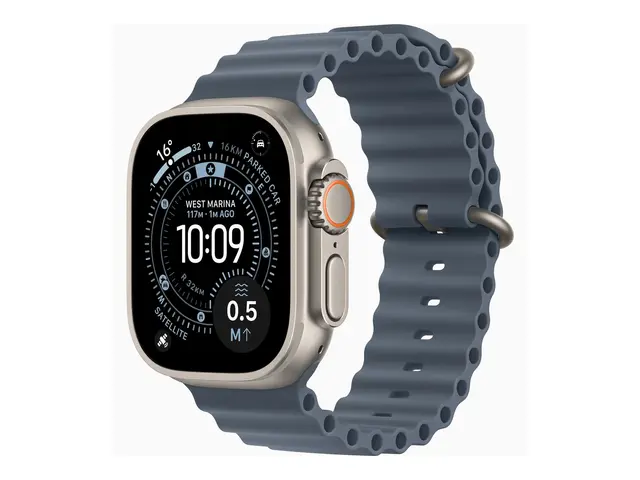 Apple Watch Ultra 3 - 49 mm naturlig titan Ja smartklokke med Havb...