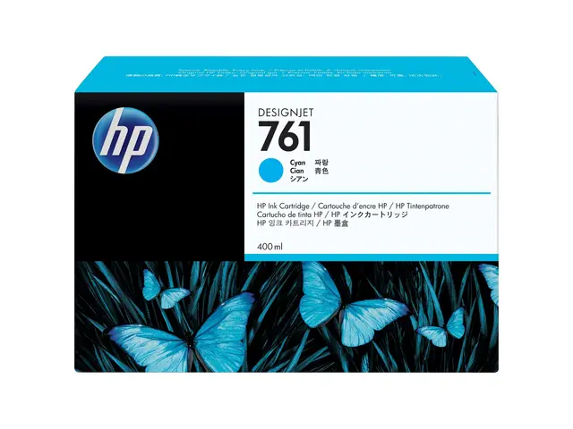 HP 761 - 400 ml cyan original DesignJet blekkpatron for T7100, T72...