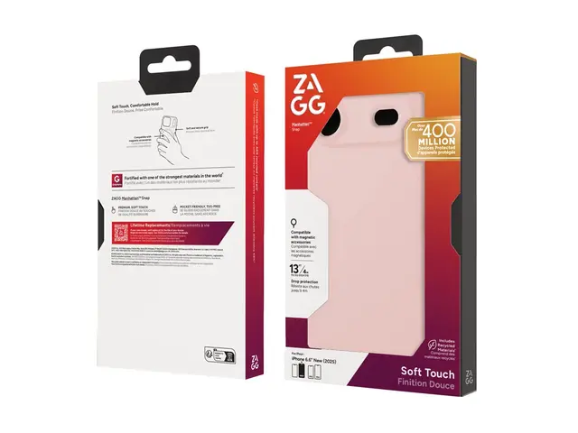 ZAGG Manhattan Snap - Baksidedeksel for mobiltelefon MagSafe-samsv...