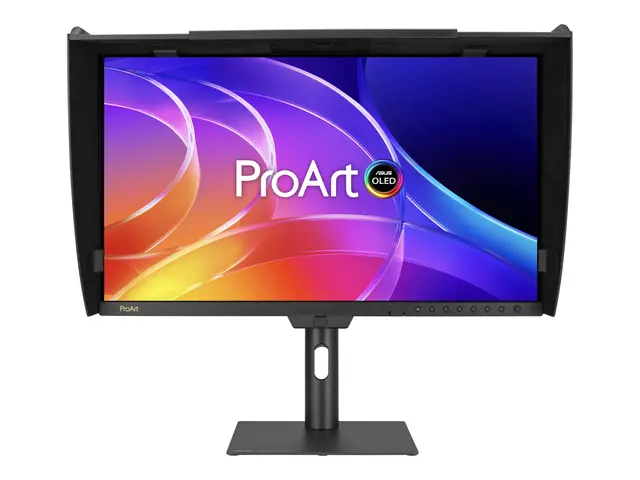 ASUS ProArt PA32USD - OLED-skjerm - 32" (31.5" synlig) 3840 x 2160 4K UHD (2160p) @ 240 Hz - 1000 cd/m² - 1500000:1 - DisplayHDR 400 True Black - 0.1 ms - 2xThunderbolt 4, HDMI, DisplayPort, 12G-SDI - høyttalere - svart 