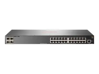 HPE Aruba 2930F 24G 4SFP+ - Switch - L3 - Styrt 24 x 10/100/1000 + 4 x 1 Gigabit / 10 Gigabit SFP+ (opplink) - rackmonterbar